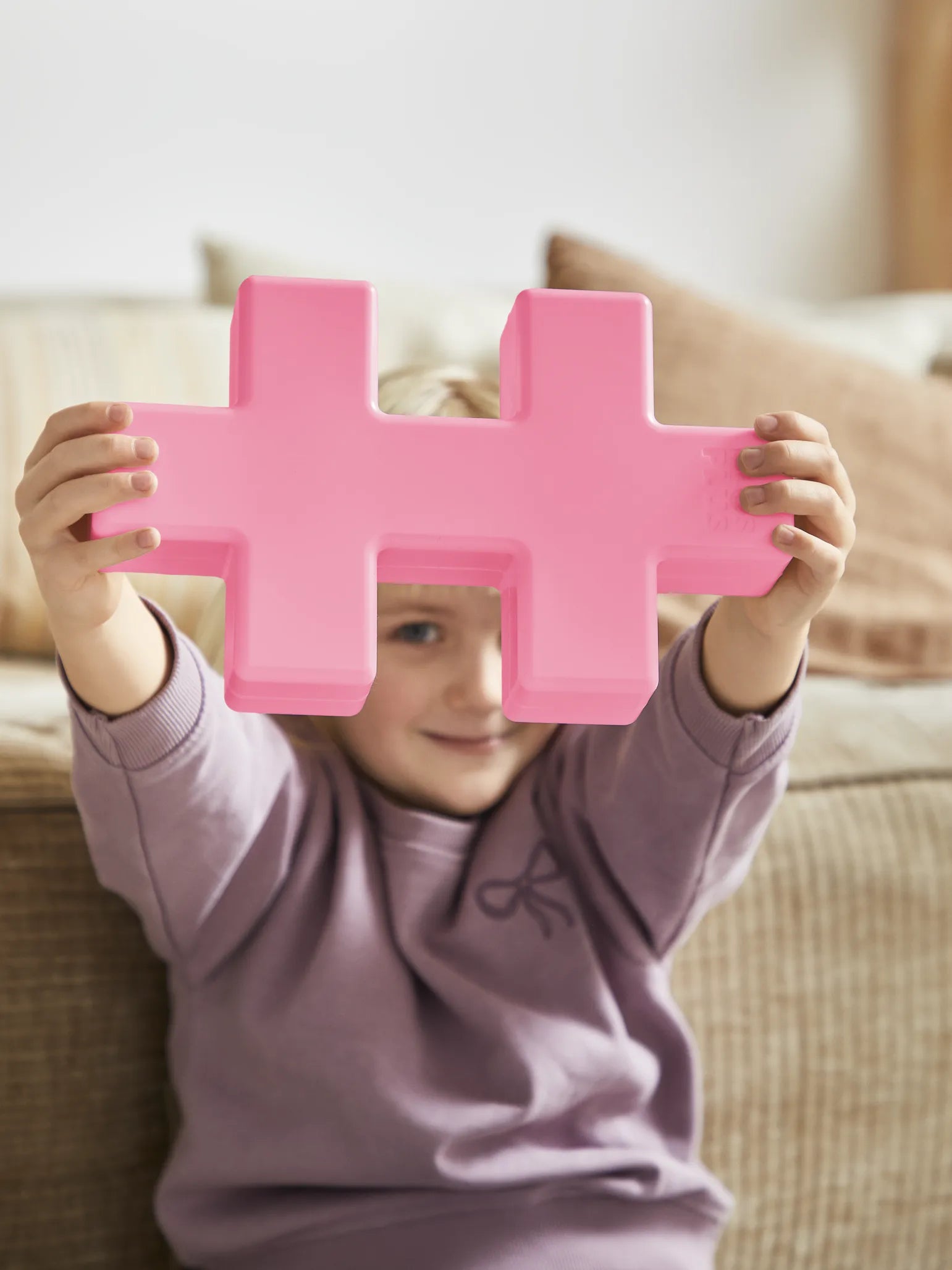 KÆMPE - Pastellrosa